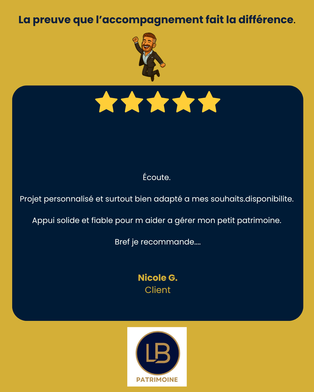 LB Patrimoine Avis Nicole G.